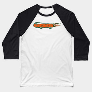 Everglades National Park Vintage Alligator Baseball T-Shirt
